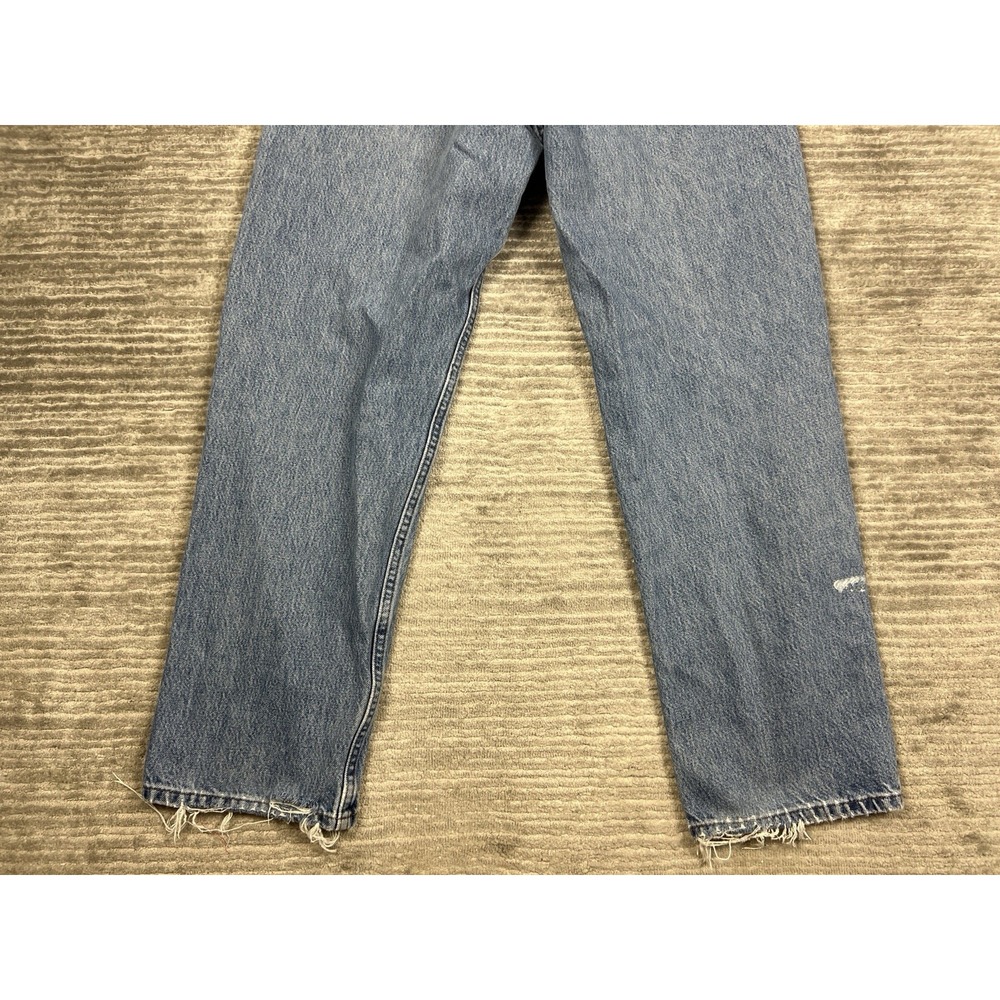 Harley‎ Davidson Jeans Mens 36x32 Blue Denim Destroyed Distressed - Picture 14 of 16
